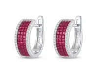 Ruby Royale Hoops