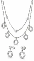 Silver Circle Sparkle Set
