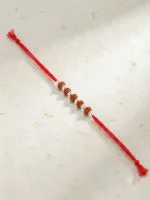 Divine Rudraksha Silver Bead Rakhi