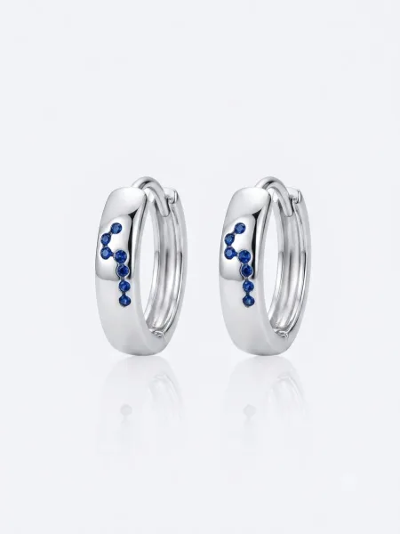 Celestial Sapphire Hoop