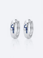 Celestial Sapphire Hoop