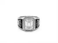 Crown Emblem Statement Ring