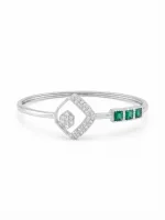 Celeste Emerald Geometry Cuff