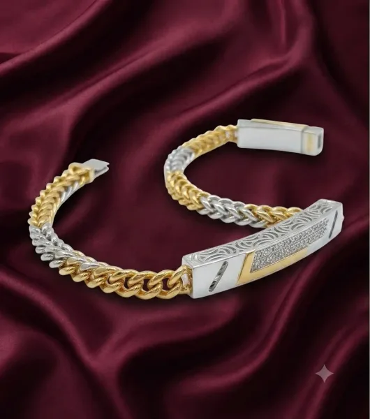 Royal Dual-Tone ID Bracelet