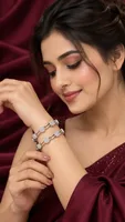 Celestial Double-Link Luxe Bangle