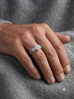 Silver Cluster Ring