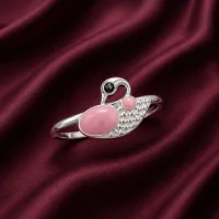 Pink Swan Princess Kids Ring