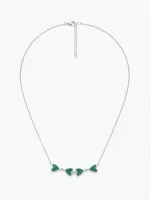 Verdant Heart Sterling Necklace