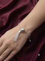 Celeste Orb Tassel Bracelet