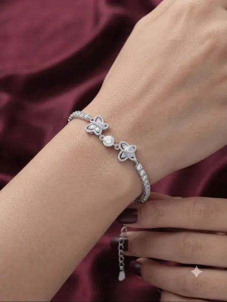 Butterfly Bloom Tennis Bracelet