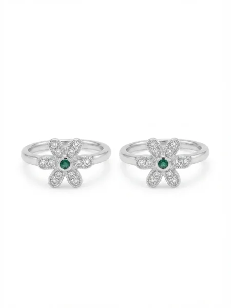 Floréa Verdant Bloom Toe Ring