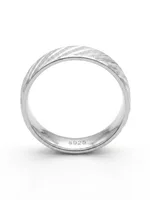 Silver Radiant Gem Ring