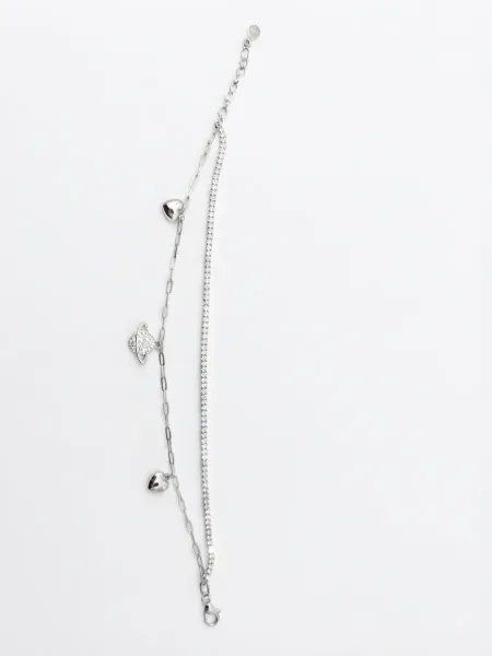 Crystal Charm Bracelet