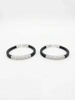 Royal Silver Charm Baby Kada bracelet