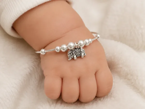Little Elephant Charm Baby Kada