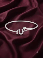 Celeste Initial Heart Bangle