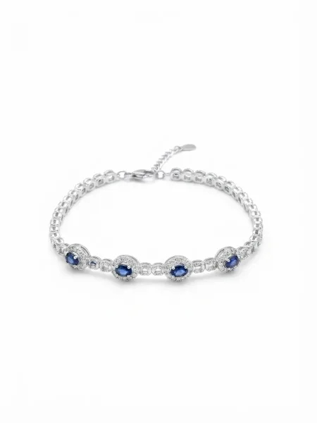 Celeste Azure Halo Bracelet