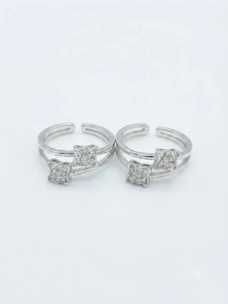 Lumiera Twin Grace Toe Ring