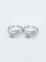 Lumiera Twin Grace Toe Ring