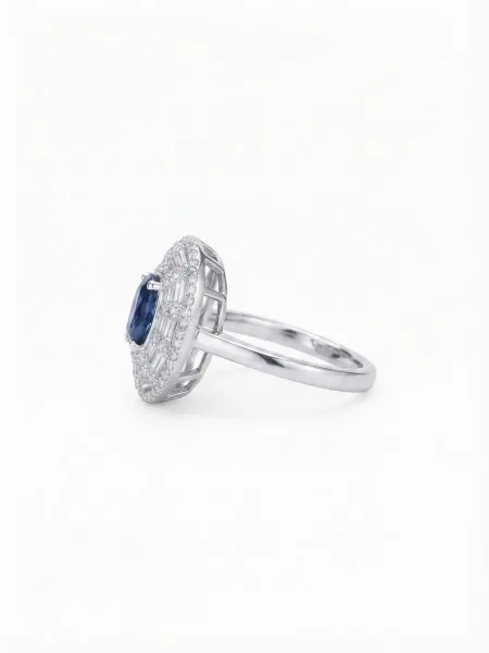 Sapphire Baguette Glamour Ring