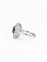 Sapphire Baguette Glamour Ring