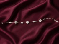 Celeste Floral Link Bracelet