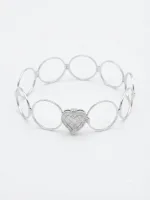 Celeste Eternal Heart Bracelet and ring