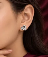 Heart Crystal Stud Earrings