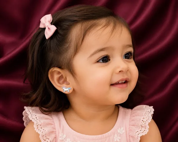 Rainbow Unicorn Baby Stud Earrings