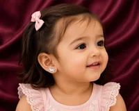 Rainbow Unicorn Baby Stud Earrings