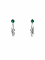 Aurora Emerald Earrings