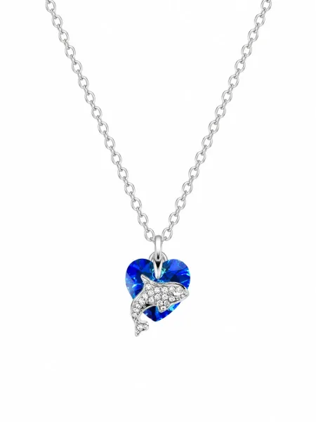 Royal Blue Dolphin Pendant
