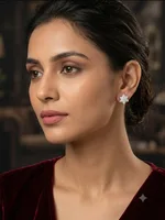 Celestial Star Diamond Stud Earrings