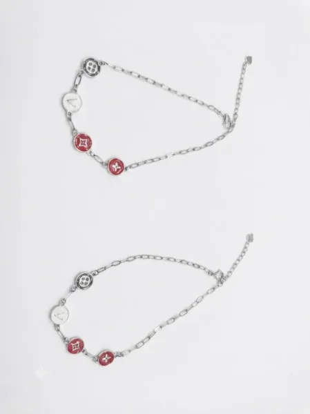 Crimson Charm Duo Anklet