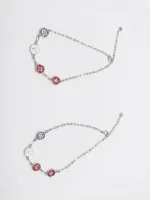 Crimson Charm Duo Anklet