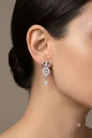 Celestia Heart Drop Earrings