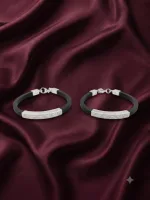 Royal Silver Charm Baby Kada bracelet