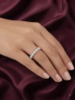Zeloria Diamond Wave Ring