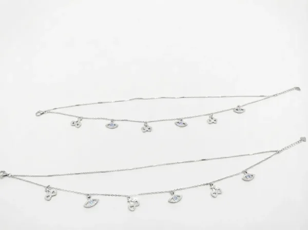Celestial Evil Eye Charm Anklet
