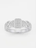 Silver Cluster Ring