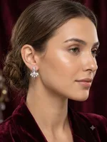 Celestial Ballerina Diamond Stud Earrings