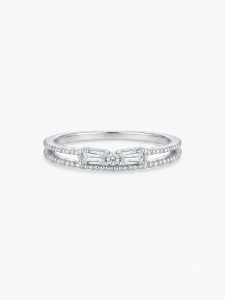 Lumière Twin Baguette Ring