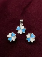 Matching Pendant & Stud Earrings
