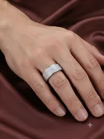 Silver Pavé Ring