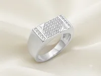 Silver Pave Ring