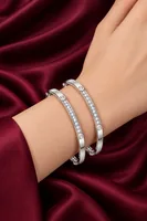 Eternal Twin-Line Luxe Bangle