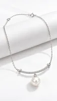 Silver Pearl Pendant chain