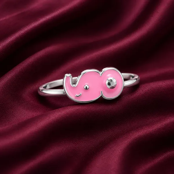 Pink Bunny Soccer Kids Ring