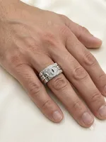 Silver Clasp Ring