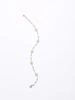 The Fresh Daisy Silver Anklet